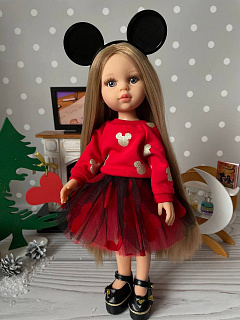 Костюм с обручем Mickey Mouse для кукол Paola Reina, 32 см Paola Reina HM-RO-1025 #Tiptovara#