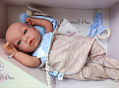 Виниловый пупс мальчик Luka Baby Soft 1696 Marina&Pau, 45 см