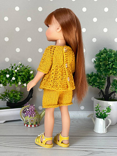 Оранжевый костюм Handmade для кукол Paola Reina, 32 см Paola Reina HM-KI-1101 #Tiptovara#