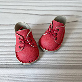 Модные кожаные ботинки на шнурках для куклы Paola Reina, 32см