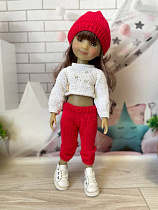 Модный костюм для куклы Ruby Red 37 см