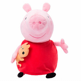 Мягкая игрушка Peppa Pig Пеппа с игрушкой 40 см (31157) 31157 #Tiptovara#