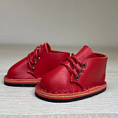 Ботинки красные кожа для куклы Paola Reina, 32см
