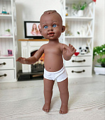 Кукла мулат мальчик Rene Petit Soleil Marina&Pau, 30 см