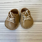 Бежевые ботинки на шнурках для кукол Mia Nines d'Onil, 30 см