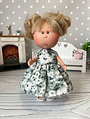 Платье в цветы для куклы little Mia Nines d'Onil 23 см