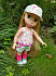 Комплект с кепи для куклы Дисней и похожих (кепка, шорты, блуза, сарафан) Llorens HM-SL-1031 #Tiptovara#
