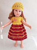 Для кукол 44 см платье купить с доставкой