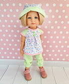 Одежда для кукол Gotz Little Kids 36 см - комплект с панамой