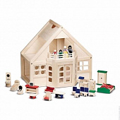 Для кукол деревянный домик купить
