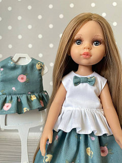 Одежда для кукол Паола Рейна 32 см - нарядный комплект 4 предмета Paola Reina HM-KS-1077 #Tiptovara#