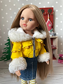 Куртка пуховик для куклы Паола Рейна желтая