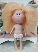 Кукла Mia Nines d'Onil с пушистыми волосами без одежды, 30 см