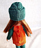 Осенний наряд для куклы Паола Рейна 32 см - вязанный комплект зеленого цвета Paola Reina EK-zima1 #Tiptovara#