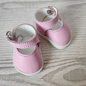 Кожаные розовые туфли для кукол Mia Nines d'Onil, 30 см