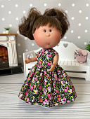 Платье цветочное для куклы little Mia Nines d'Onil 23 см