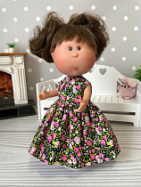 Платье цветочное для куклы little Mia Nines d'Onil 23 см