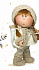 Шарнирная кукла Nines #STRANAPROIZVODITEL# Миа Булочка 30 см