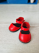 Красные кожаные туфли для кукол Паола Рейна, 32 см и похожих