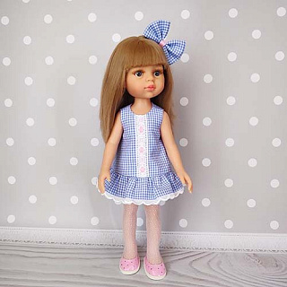 Летнее платье с гольфами для кукол Paola Reina Handmade, 32 см Paola Reina HandMade-L-01 #Tiptovara#