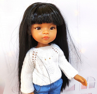 Костюм Совушка свитер и джинсы для кукол Paola Reina, 32 см Paola Reina  #Tiptovara#