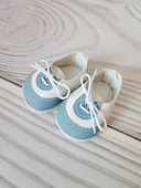 Кеды на шнурках Blue&White для кукол Пиппа Миа Нинес 30 см