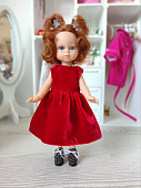 Красное платье с трусиками для куклы Mini Paola Reina, 21 см