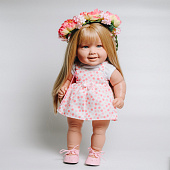 Виниловая кукла Manolo 5301 Diana в веночке, 48 см