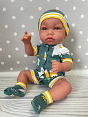 Красивый костюмчик со зверюшками для пупса 40-45 см