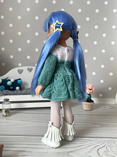 Платье с длинным рукавом Handmade для кукол Paola Reina, 32 см Paola Reina HM-KI-1104 #Tiptovara#