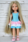 Кукла Paola Reina Carla Рапунцель 14813 в вязаном сарафане, 32 см