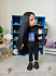 Спортивный костюм Wednesday / Венсдей черный для кукол Паола Рейна, 32 см Paola Reina HM-KA-10038 #Tiptovara#