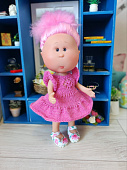 Платье Клубничка для куклы little Mia Nines d'Onil 23 см