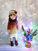 Осенний наряд для кукол Marina Pau, Little Kidz Gotz, 35-40 см