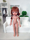 Кукла без одежды Antonio juan Emily 77110 рыжая с косичками, 32 см