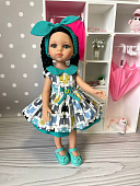 Платье Котик для кукол подружек Паола Рейна 32 см
