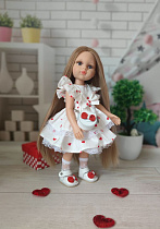 Кукла Paola Reina 13212 Carla в платье Сердечко, 32 см