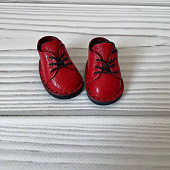 Ботинки красные кожа для куклы Paola Reina, 32см