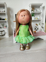 Платье с воланом для куклы Mia Nines d'Onil, 30 см