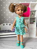 Летний наряд для куклы Paola Reina 32 см (блуза, шорты, заколка)