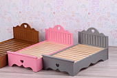 Кроватка Сердечко для кукол Паола Рейна Подружки, 32 см
