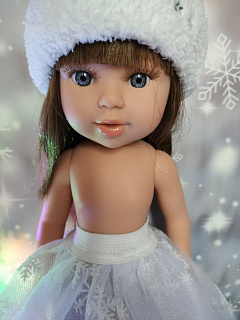 Костюм Снегурочки для куклы 35-40 см (Little Kidz Gotz, Marina Pau) Gotz HM-TV-1038 #Tiptovara#