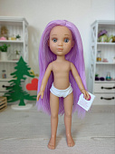 Кукла с сиреневыми волосами Eva Berjuan 2828 без одежды, 35 см