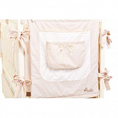 Хлопковый кармашек на кроватку купить