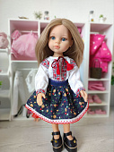 Вышиванка и юбка для куклы Paola Reina, 32 см