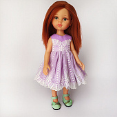 Нежное платье для кукол подружек Паола Рейна 32 см