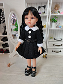 Кукла Венсдей/Wednesday в платье с поясом Паола Рейна 32 см