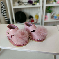 Нарядные туфли с помпоном для куклы Paola Reina 32 см