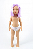 Кукла Каталина 15 с сиреневыми волосами без одежды Catalina Dolls, 32 см
