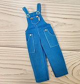 Комбинезон для куклы Paola Reina с карманами голубой, 32 см
